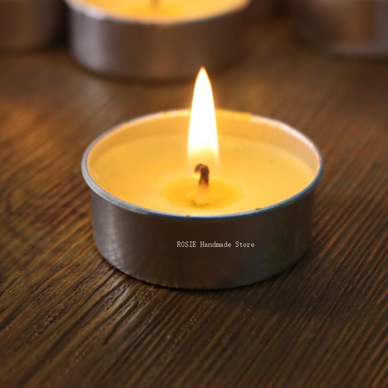 Soy Wax Flake - AfricTea-Boîte Circulaire en Aluminium avec Mèche