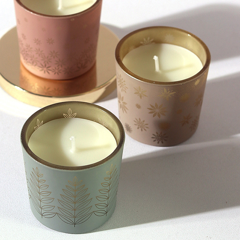 Fragrance Home Decor - Bougies en céramique colorées, parfum créatif