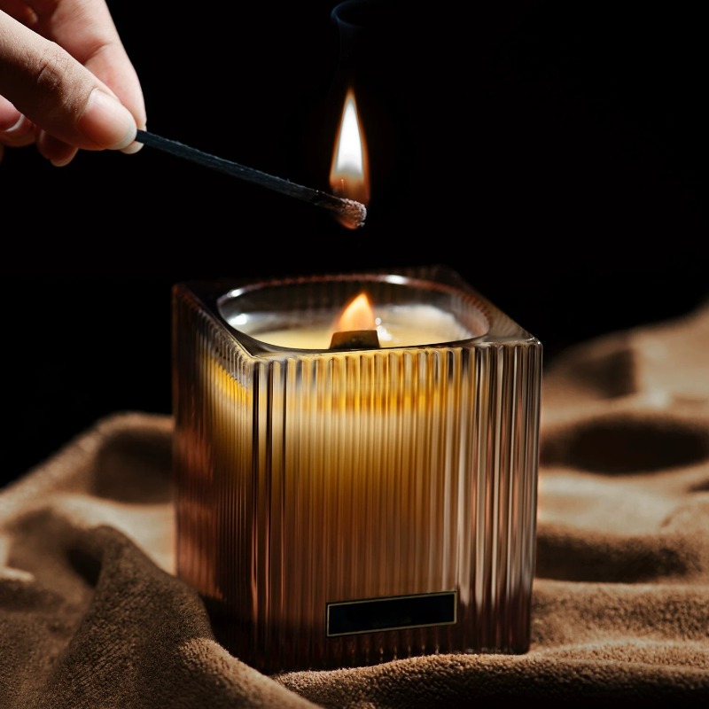 Fragrance Home Decor - Bougie parfumée d'aromathérapie, parfum longue durée,