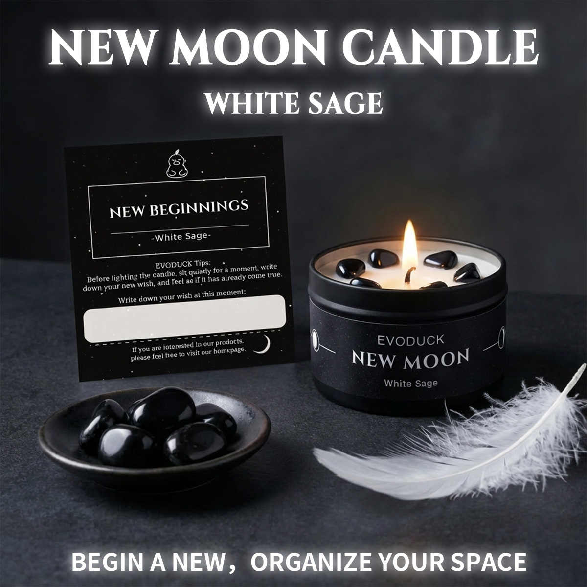 1 bougie parfumée Nouvelle Lun - Soy Wax Flake avis et prix