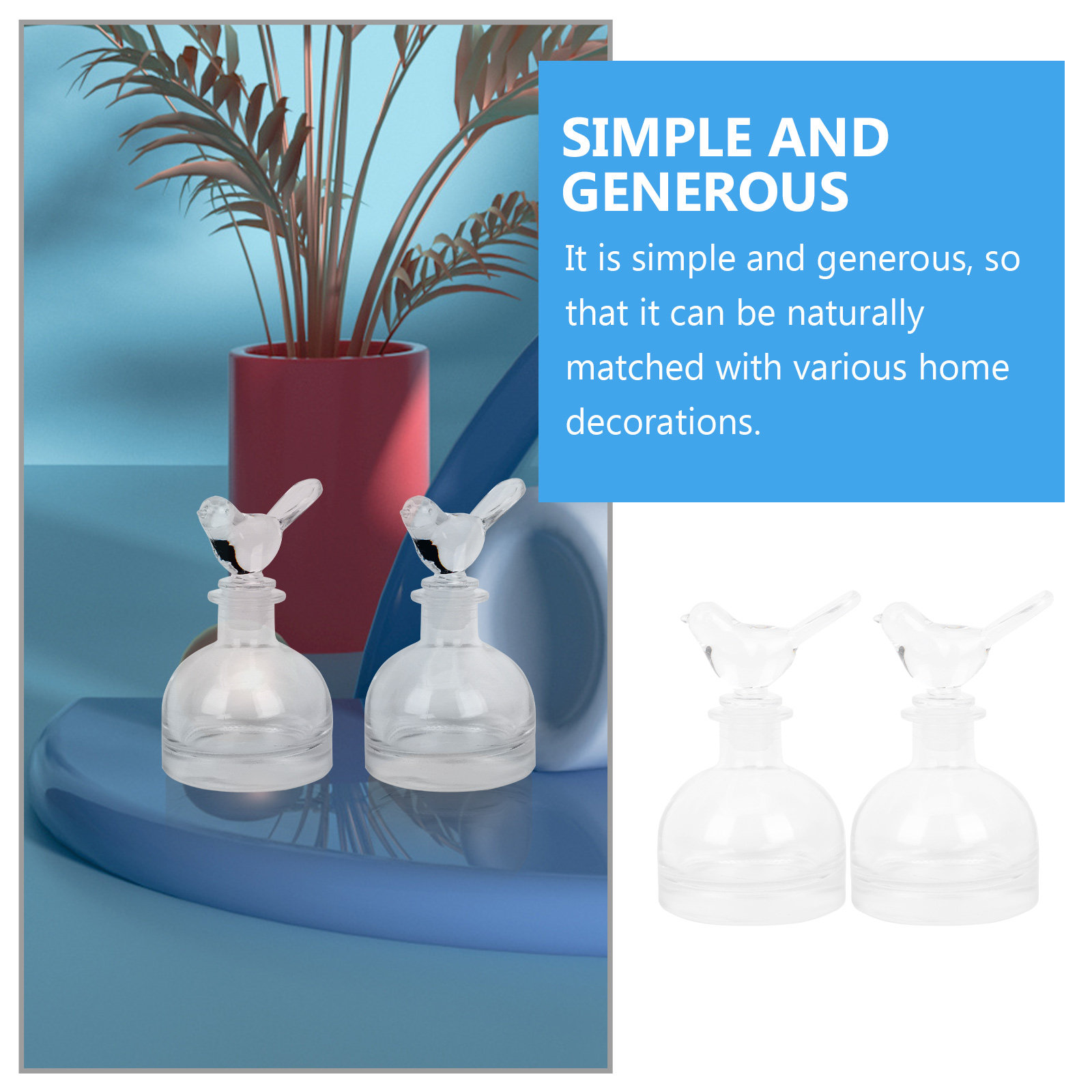 Bouteilles de parfum en verre, - Fragrance Home Decor avis et prix