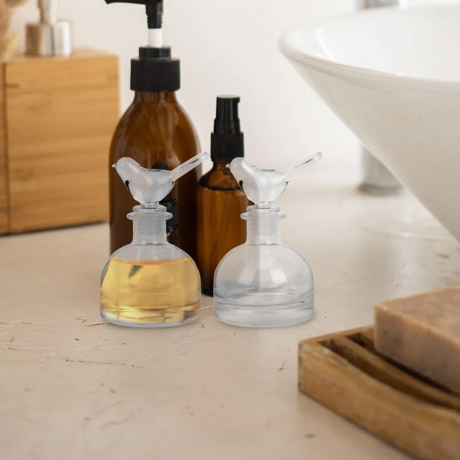 Bouteilles de parfum en verre, - Fragrance Home Decor avis et prix