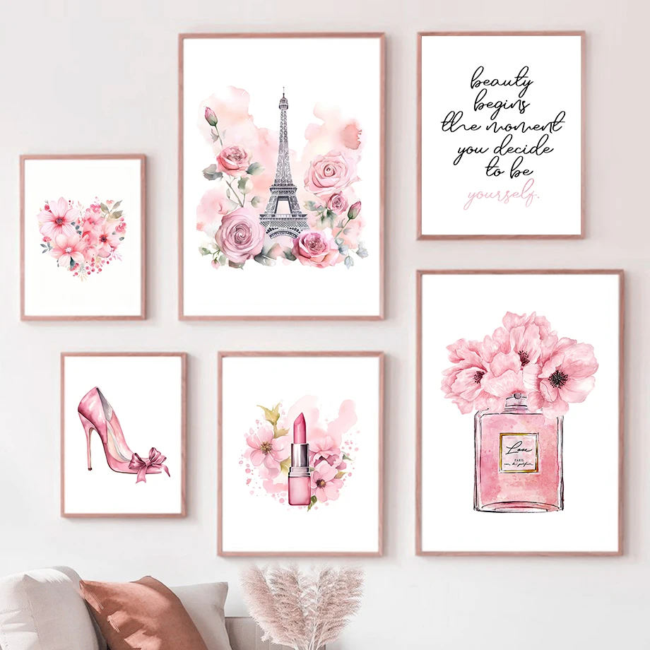 Affiche d'art de mode de Paris - Fragrance Home Decor avis et prix