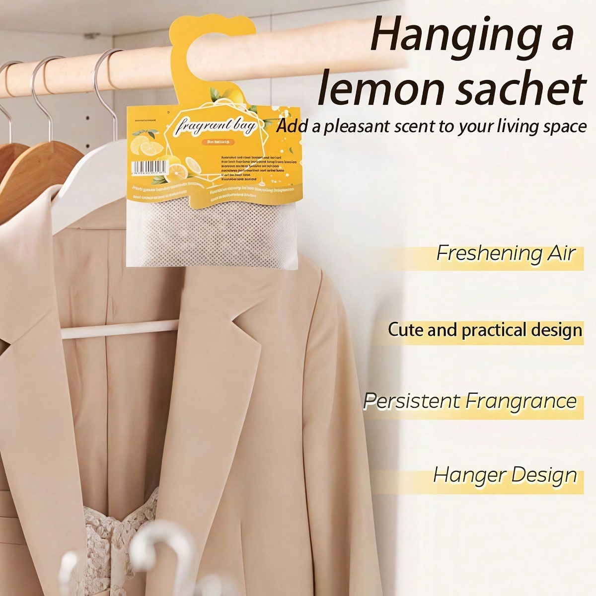 Sachets parfumés au citron à s - Fragrance Home Decor avis et prix
