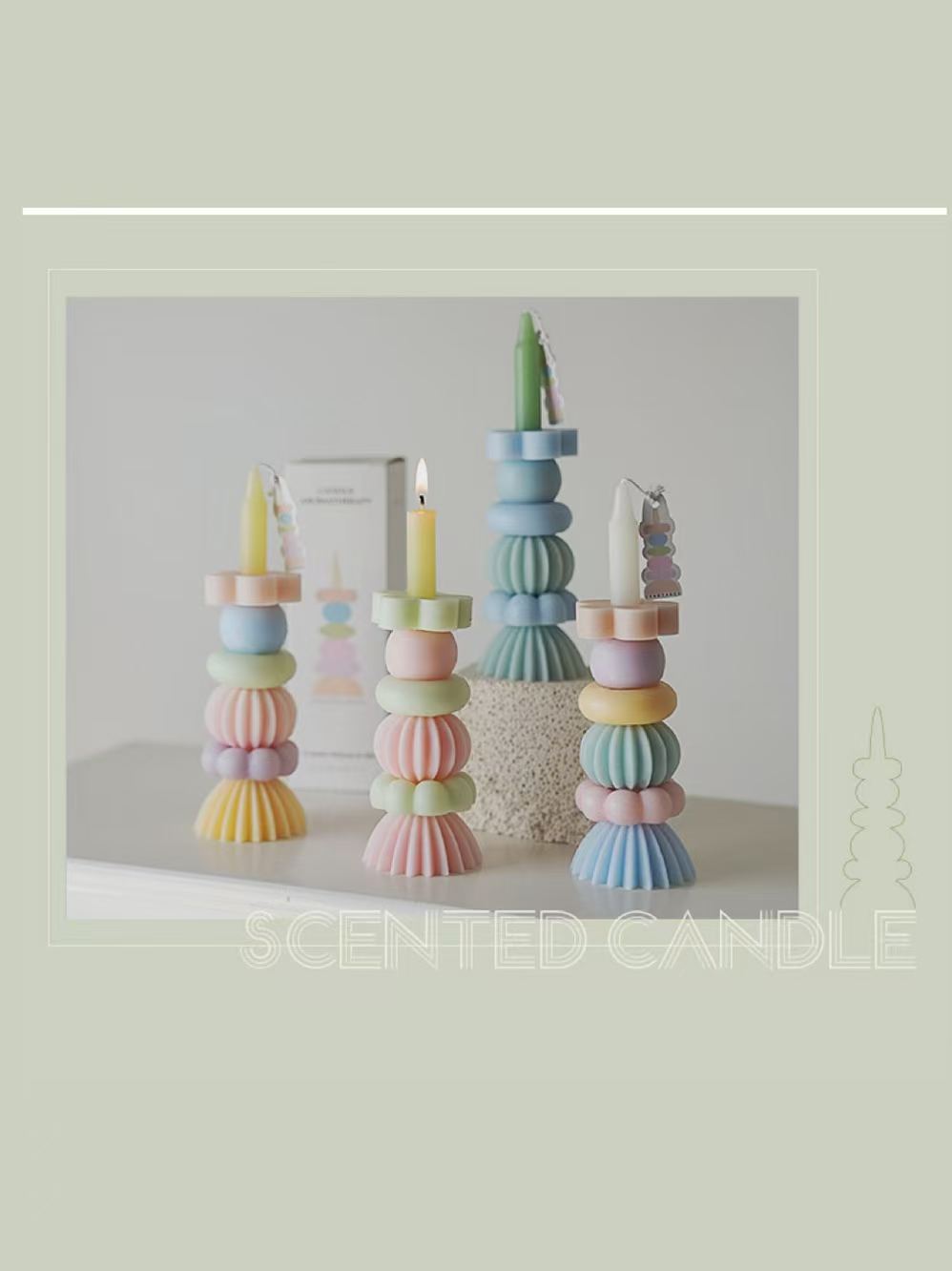 Bougie parfumée artisanale géo - Fragrance Home Decor avis et prix
